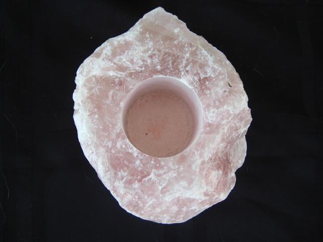 Rose Quartz Candel Holder 84